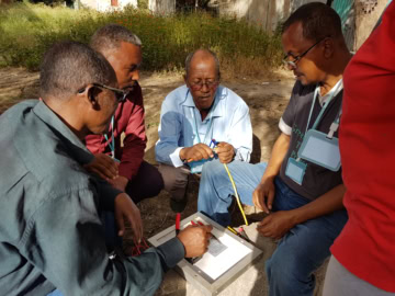 Bei der Planung in Äthiopien