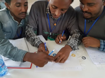 Lehrer in Äthiopien