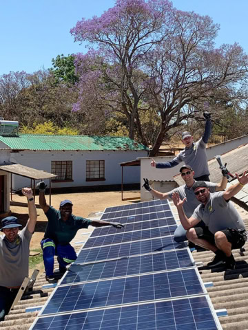 PV-Anlage für ein Waisenhaus in Simbabwe