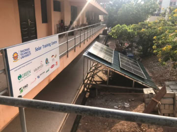 Solaranlage in Ghana